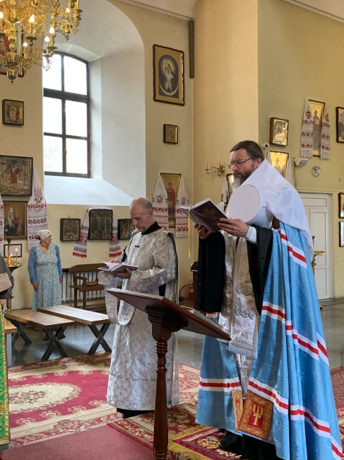 Подячний молебень у Свято-Успенському кафедральному соборі м.Полтави.
